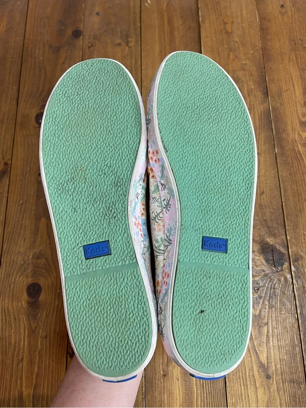 Keds x rifle paper co Womens size 11 kickstart canvas sneakers in meadow floral